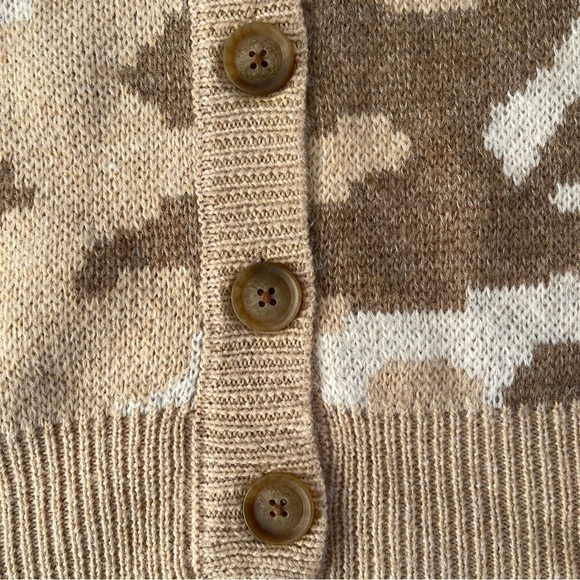Lucky Brand Camo Cardigan Sweater XL - Picture 10 of 10